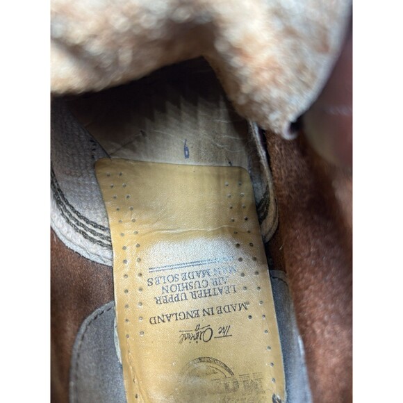 Vintage Dr Doc Martens England Womens Boots Size 8 Brown Leather Combat - Picture 8 of 10